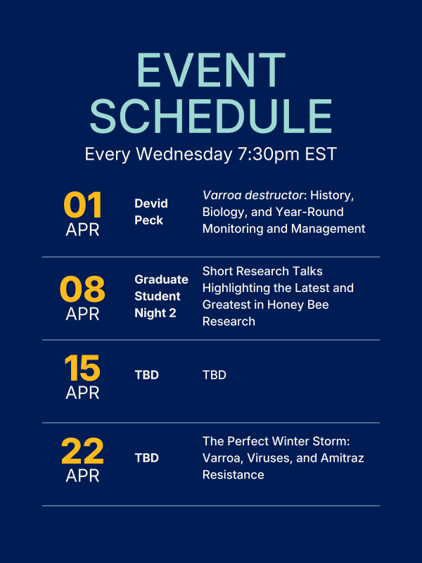 2026 Hive Minds April Schedule