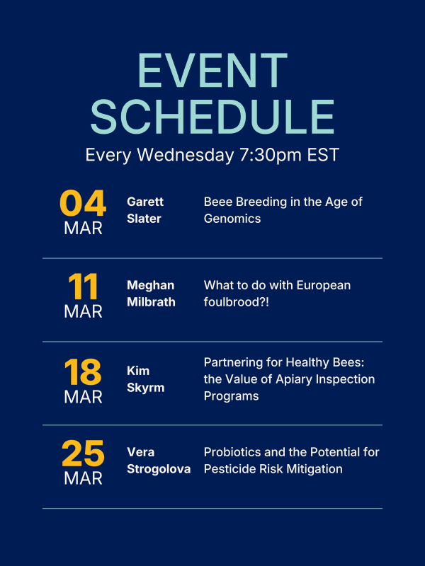 2026 Hive Minds March Schedule